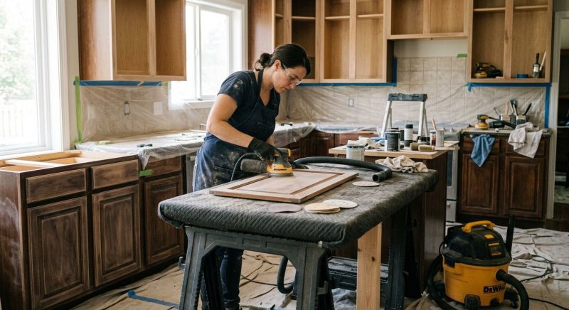 Cabinet Painting Service